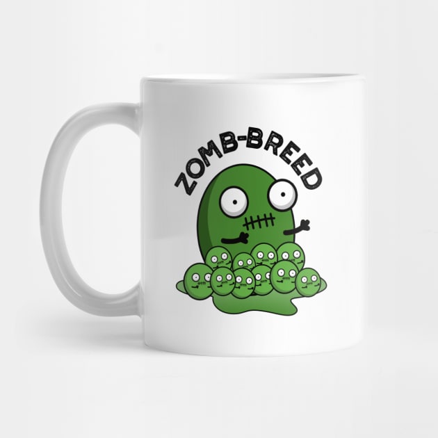 Zom-breed Cute Halloween Zombie Breed Pun by punnybone